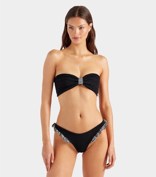 Jean Bikini Black Gingham