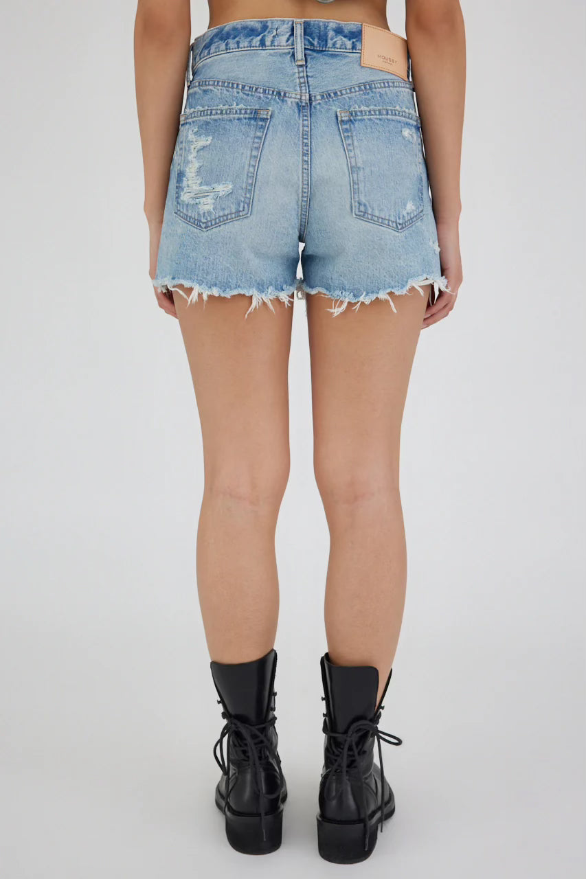 Moussy Vintage Ridgemere Denim Shorts in Light Blue