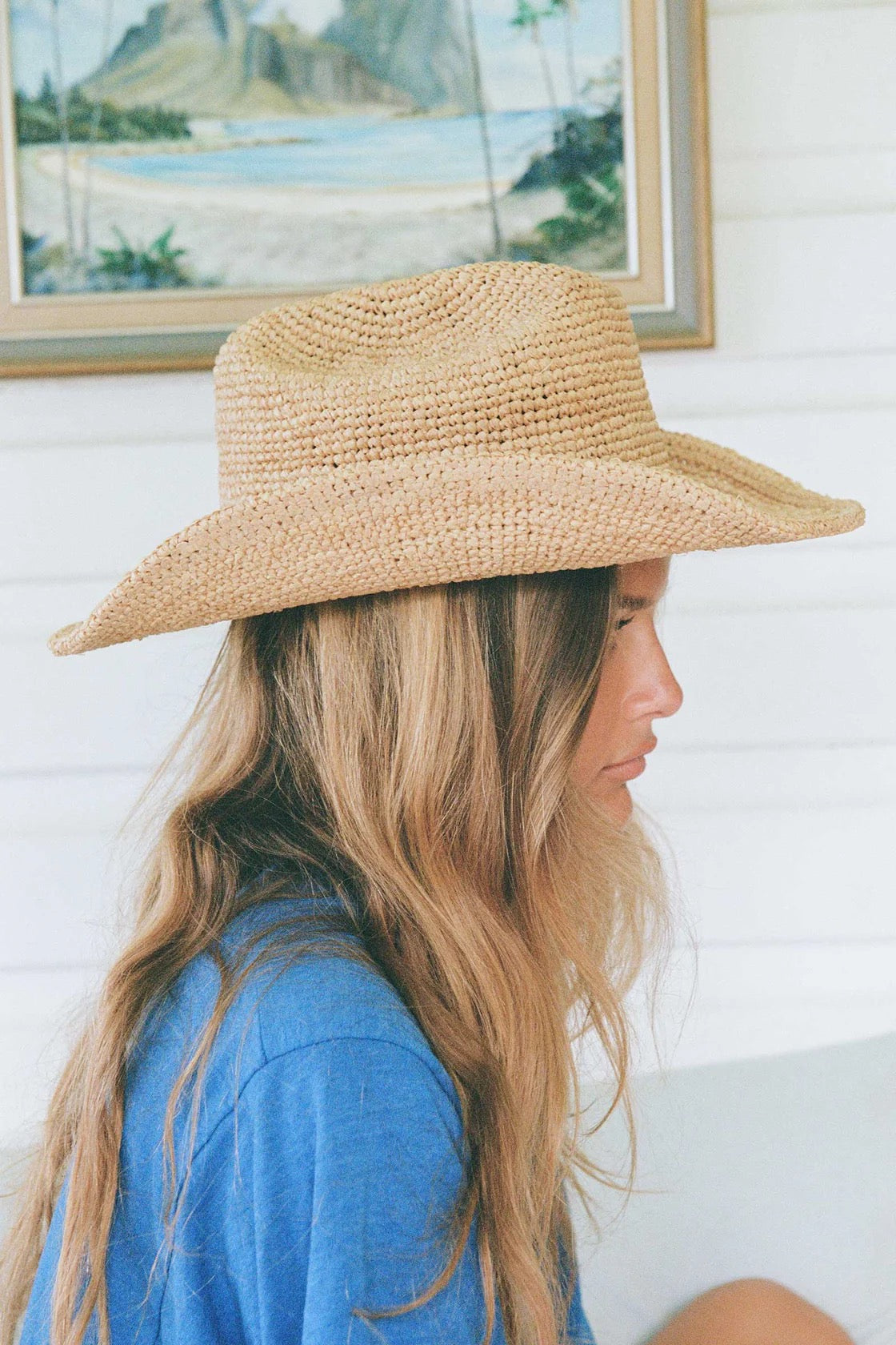 Raffia Cowboy Hat