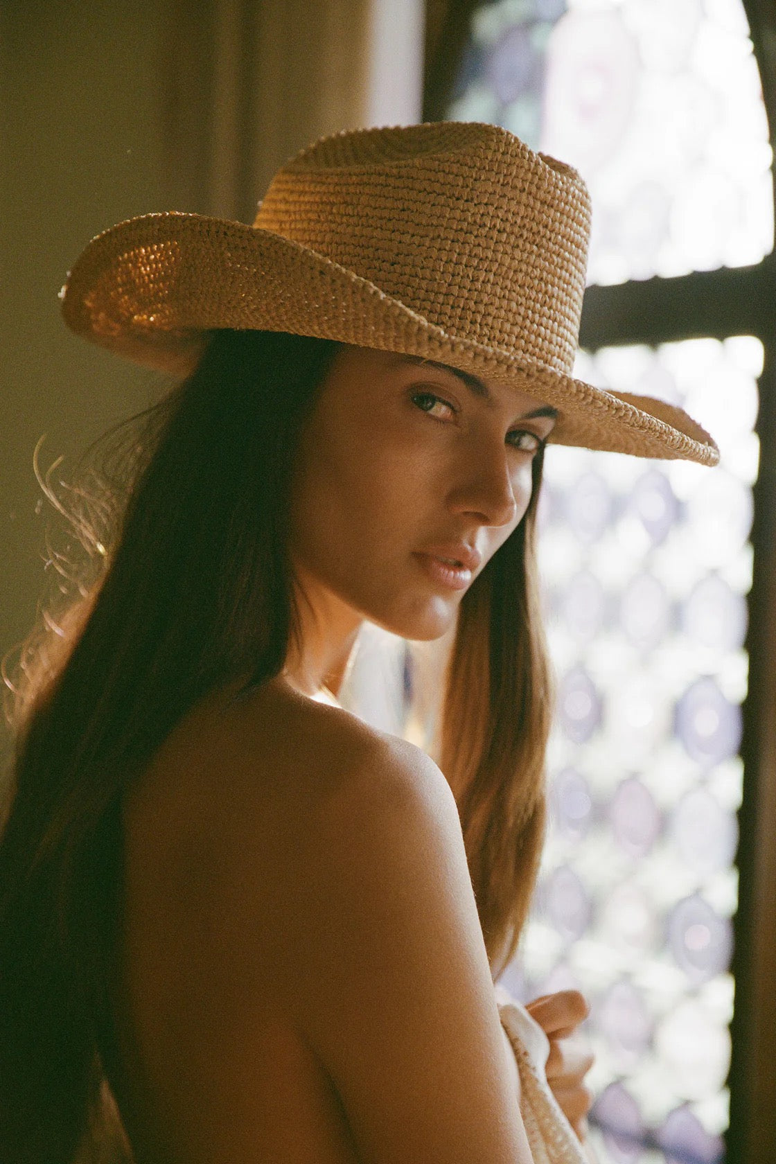 Raffia Cowboy Hat