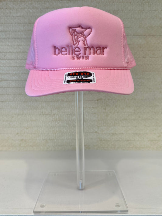 Belle Mar Swim Belle Mar Trucker Hat — front view | Belle Mar Swim