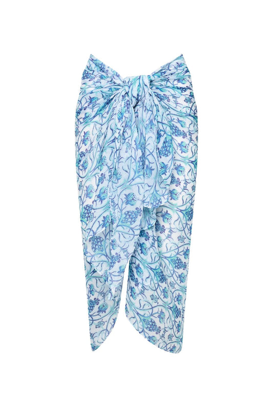 Santorini Sarong Pinecone Print