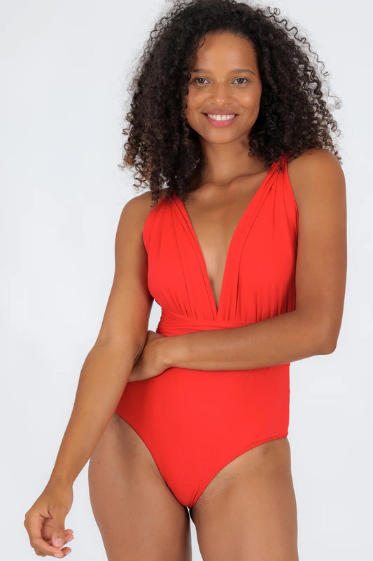 Marina One Piece Rouge