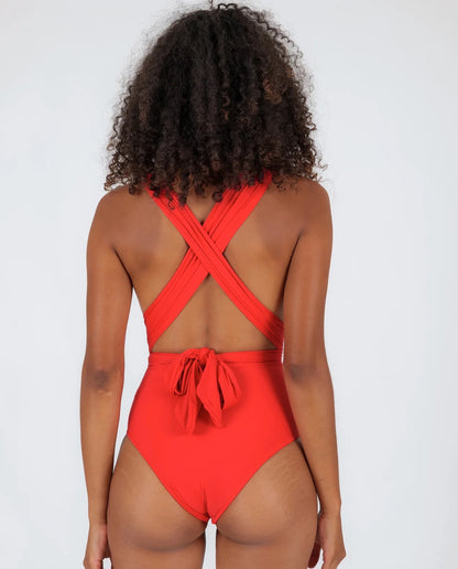 Marina One Piece Rouge