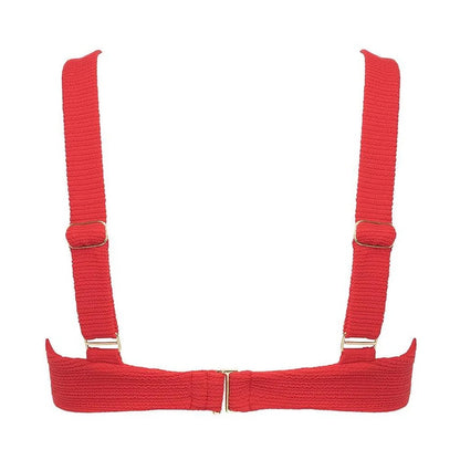Crimson Micro Scrunch Kayla Bikini Top