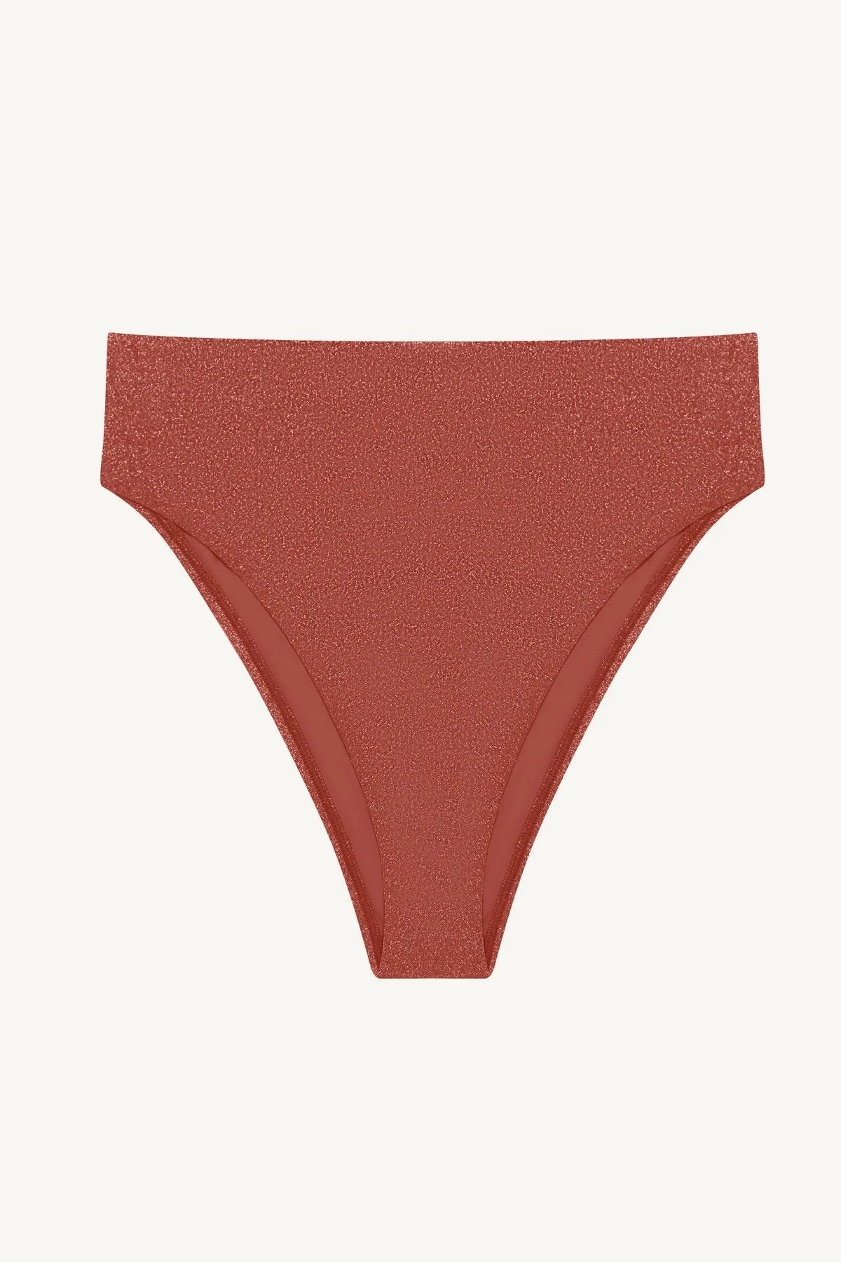 Vitamin A Barcelona High Waist Bottom in Pink Metallic