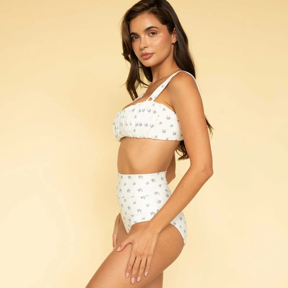 Montce Heidi Floral Victoria Bikini Top