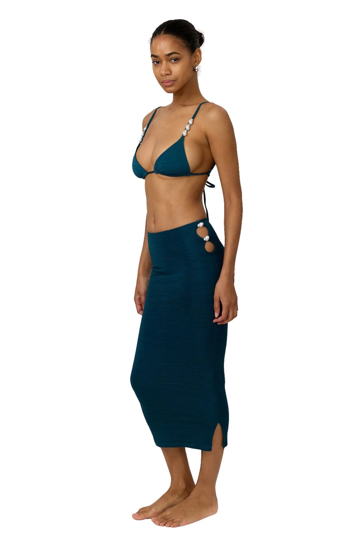 X Tianna Robillard Top Pond Jacquard
