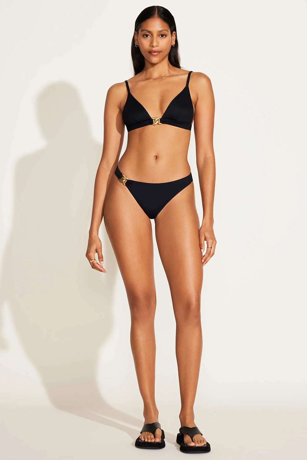 Vitamin A Luxe Link Full Bottom in Black
