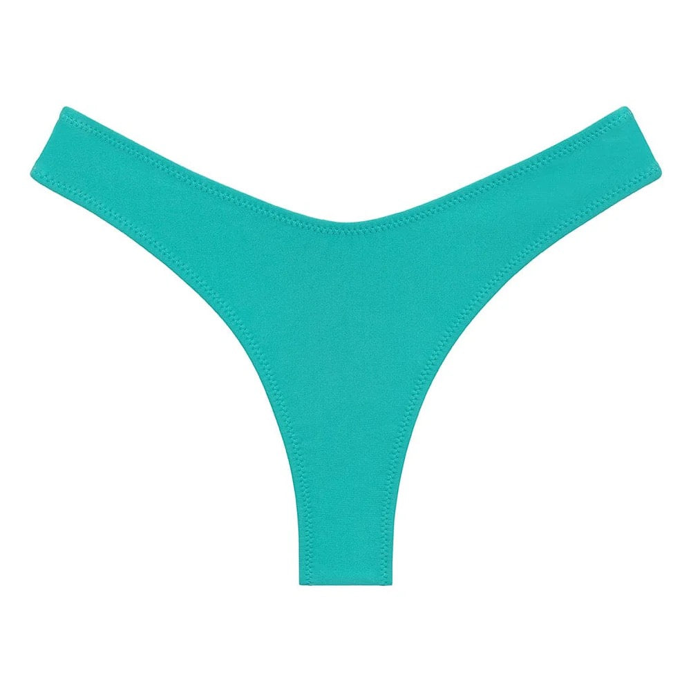 Montce Teal Lulu (Zig-Zag Stitch) Bikini Bottom