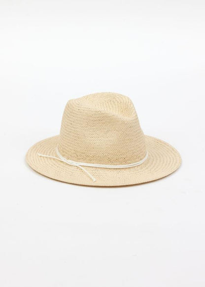 Classic Travel Hat Natural/White