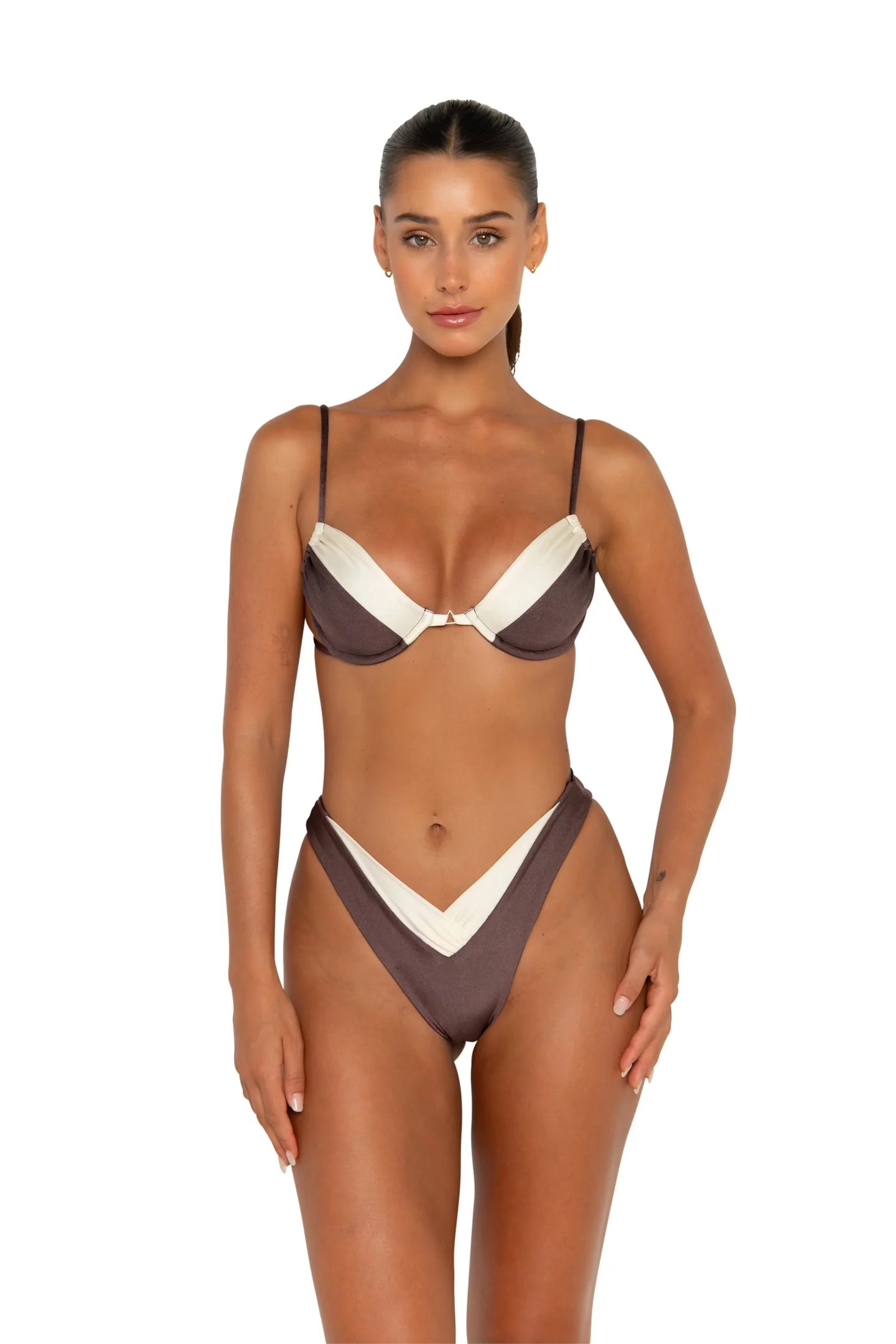 FAE Frankie Bikini Bottom in Cacao