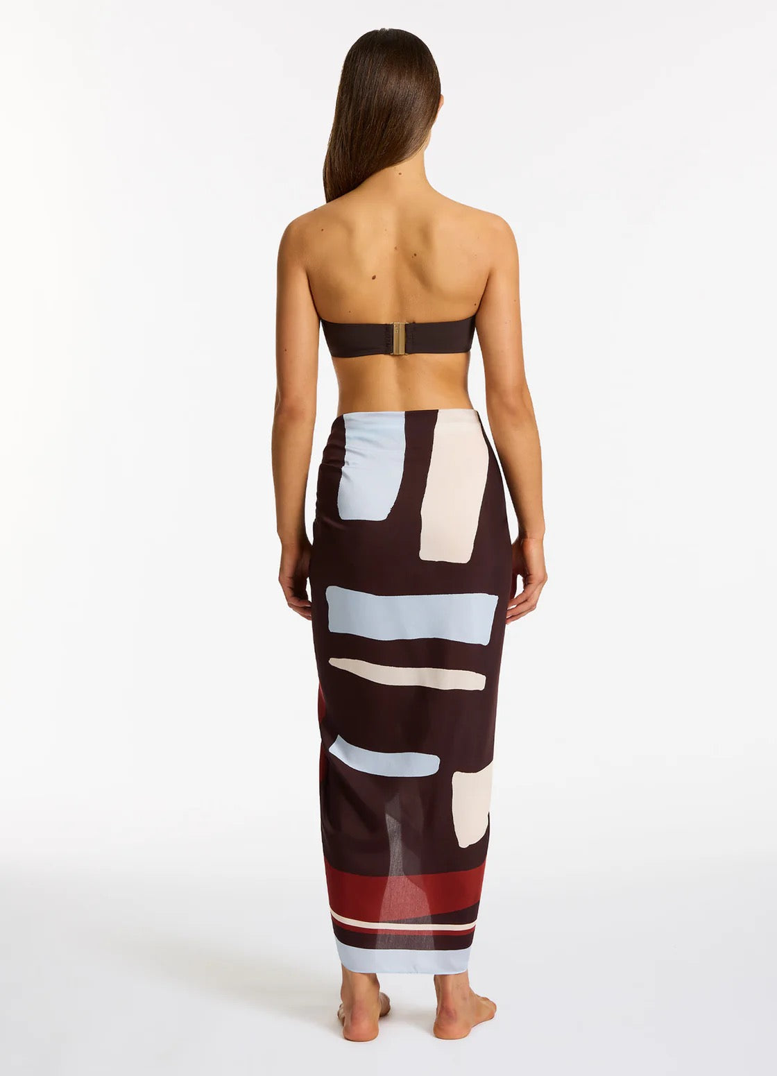 Zarla Long Sarong Ruby