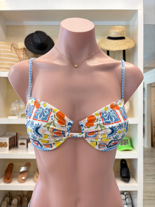 Aruba Top Sicilian Print