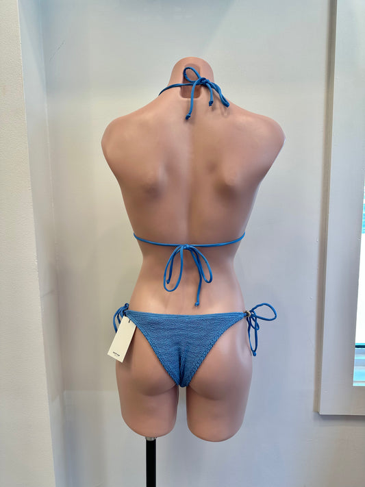 Beaded Ingrid Triangle Top Azure