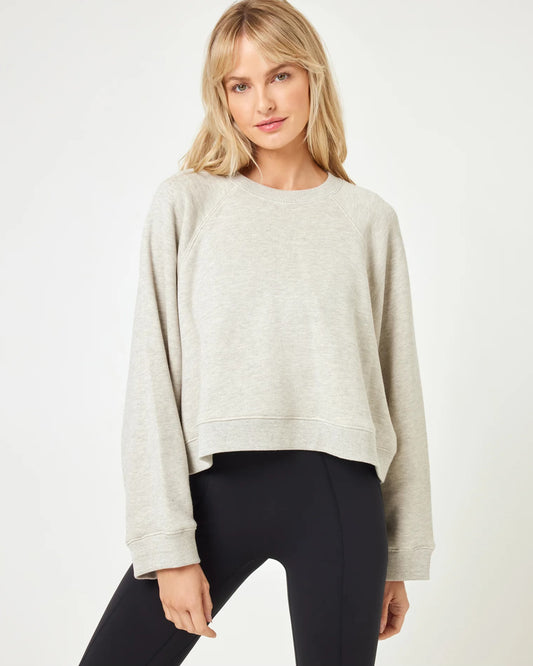 LSpace Vincent Pullover in Heather Grey