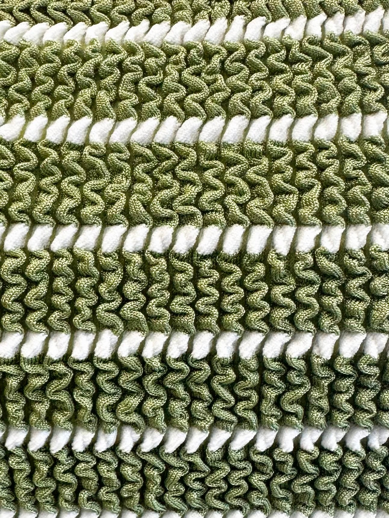 Xandra Bikini Metallic Moss/White Stripe