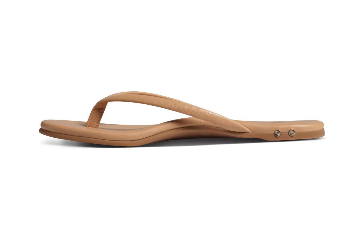 Beek Sunbeam Leather Flip Flop Sandal in Beach