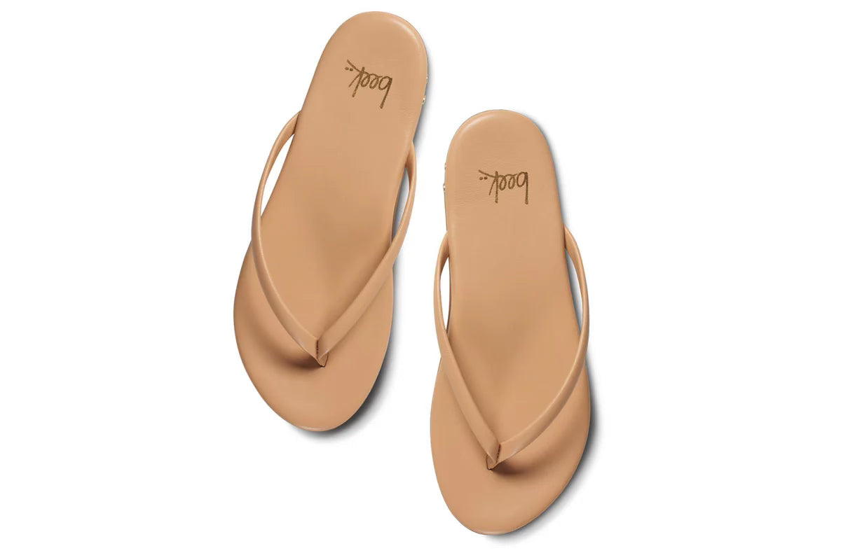 Beek Sunbeam Leather Flip Flop Sandal in Beach