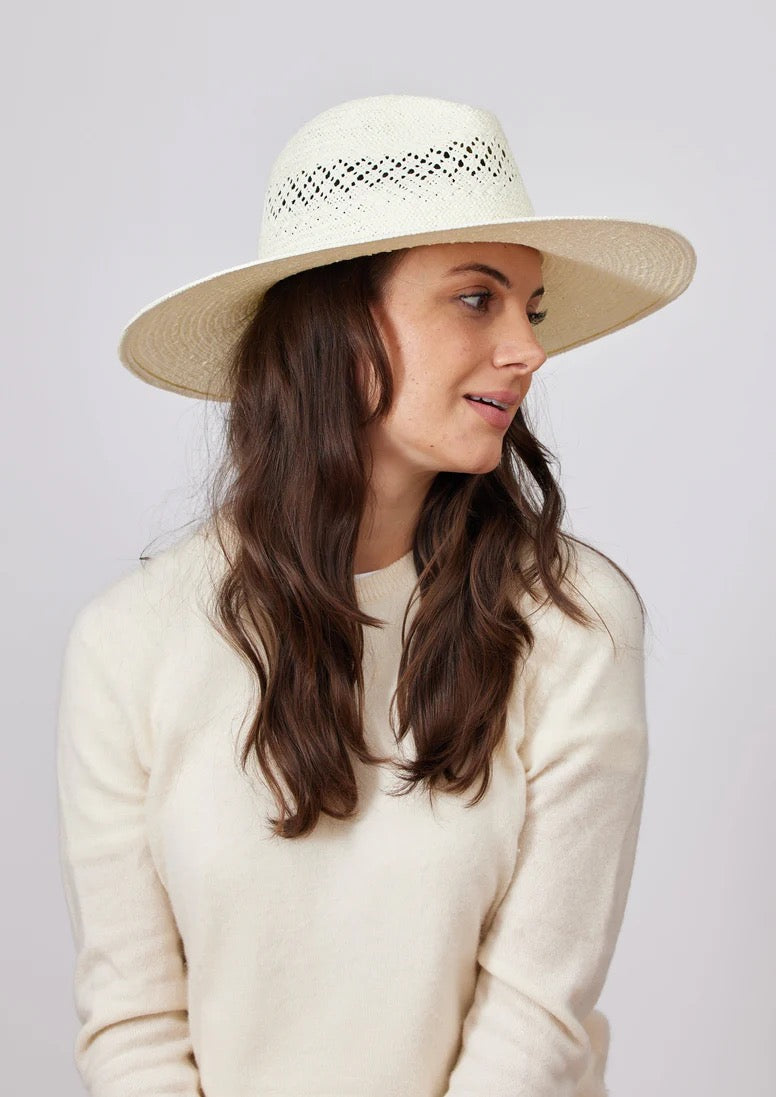 Hat Attack Luxe Packable Sunhat in Bleach