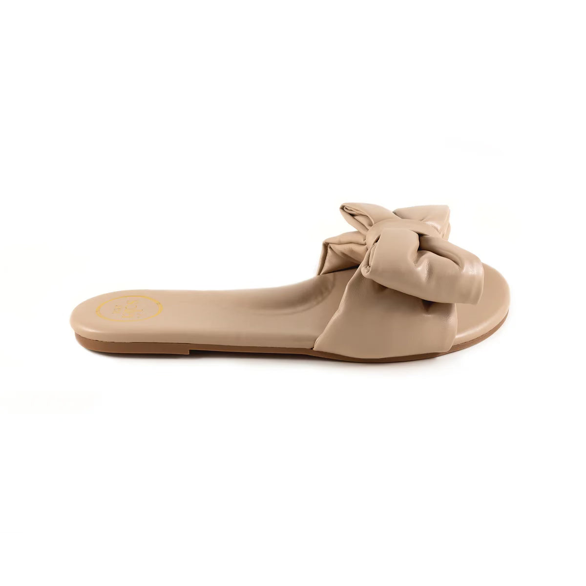 Solei Sea Rafie Slide Sandal in Bistro