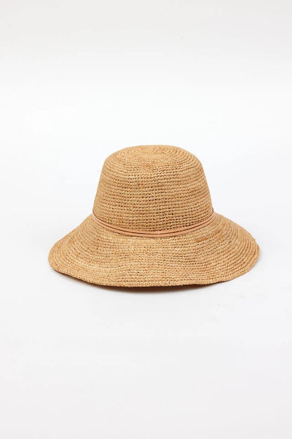 Betty Crochet Bucket Natural/Tan