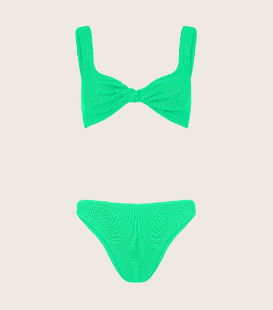 Hunza G Juno Bikini Set in Lime