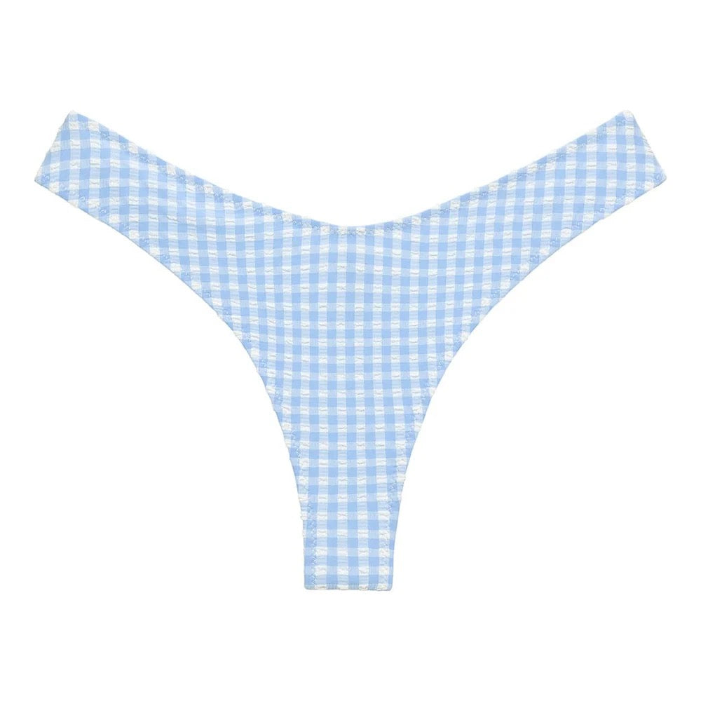 Peri Micro Gingham Lulu Bikini Bottom