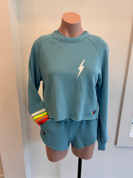 Essential Women's Club Short Aquamarine