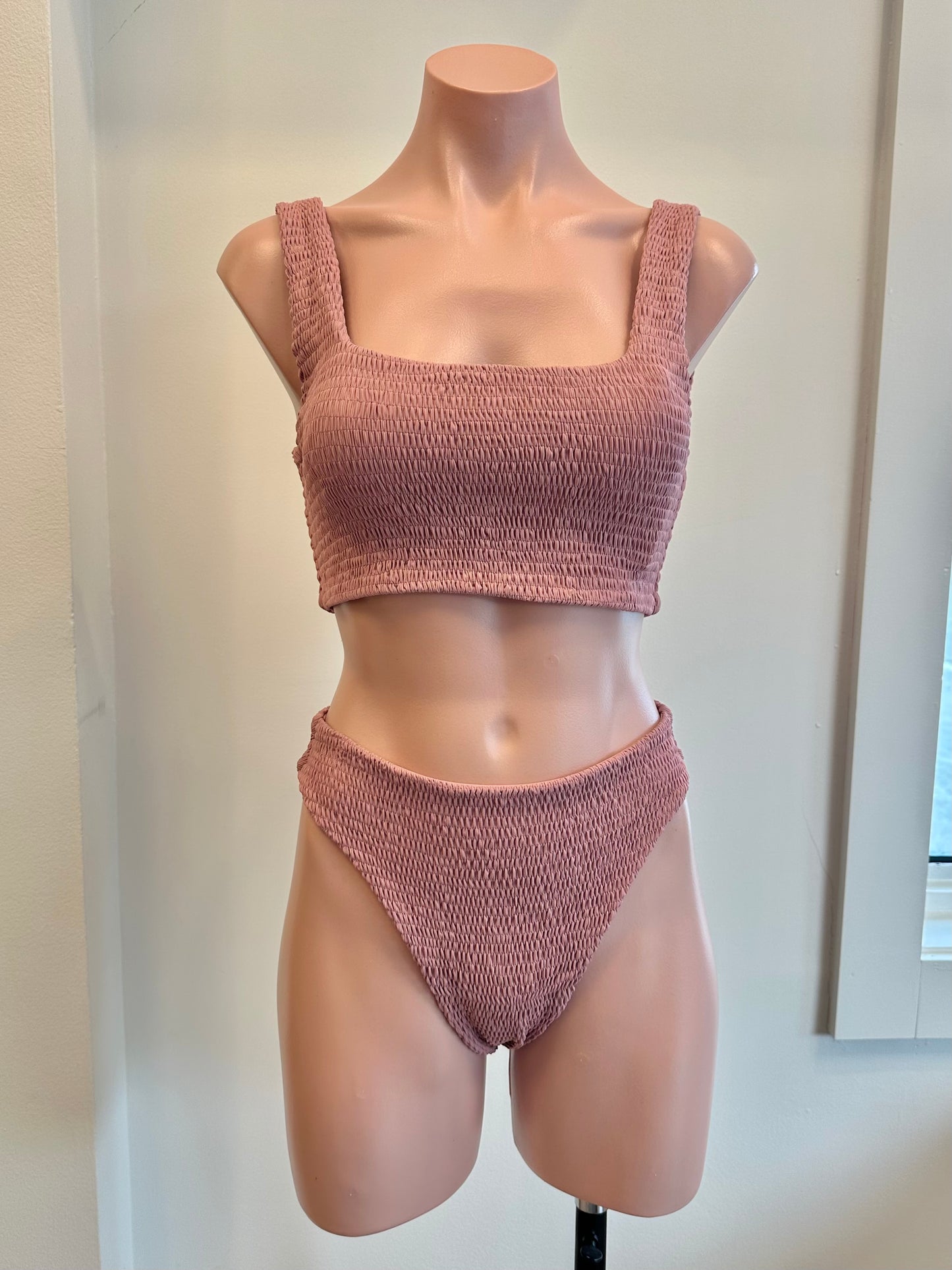 Pixie Top Cosmetic Pink Rib