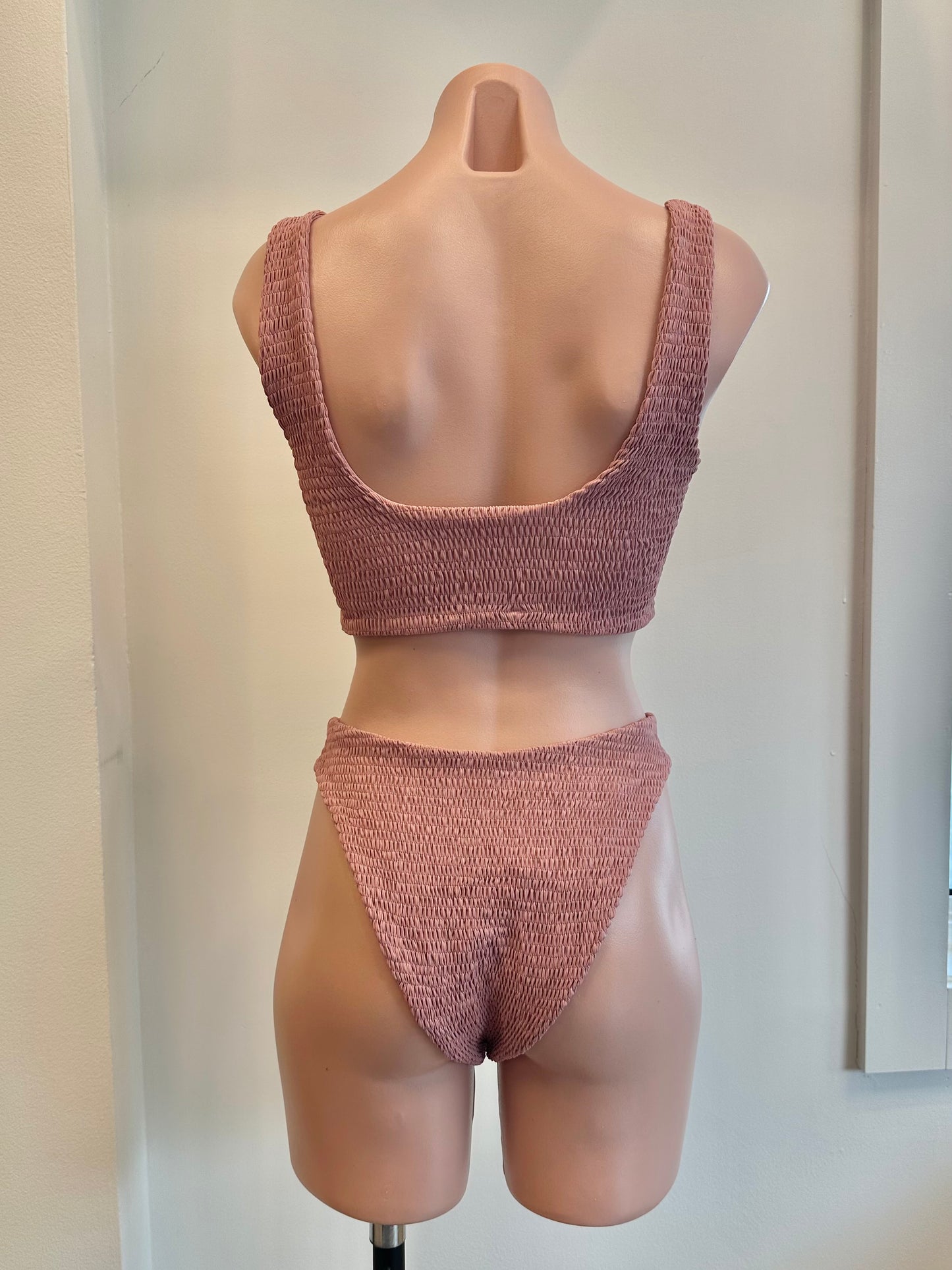 Pixie Top Cosmetic Pink Rib