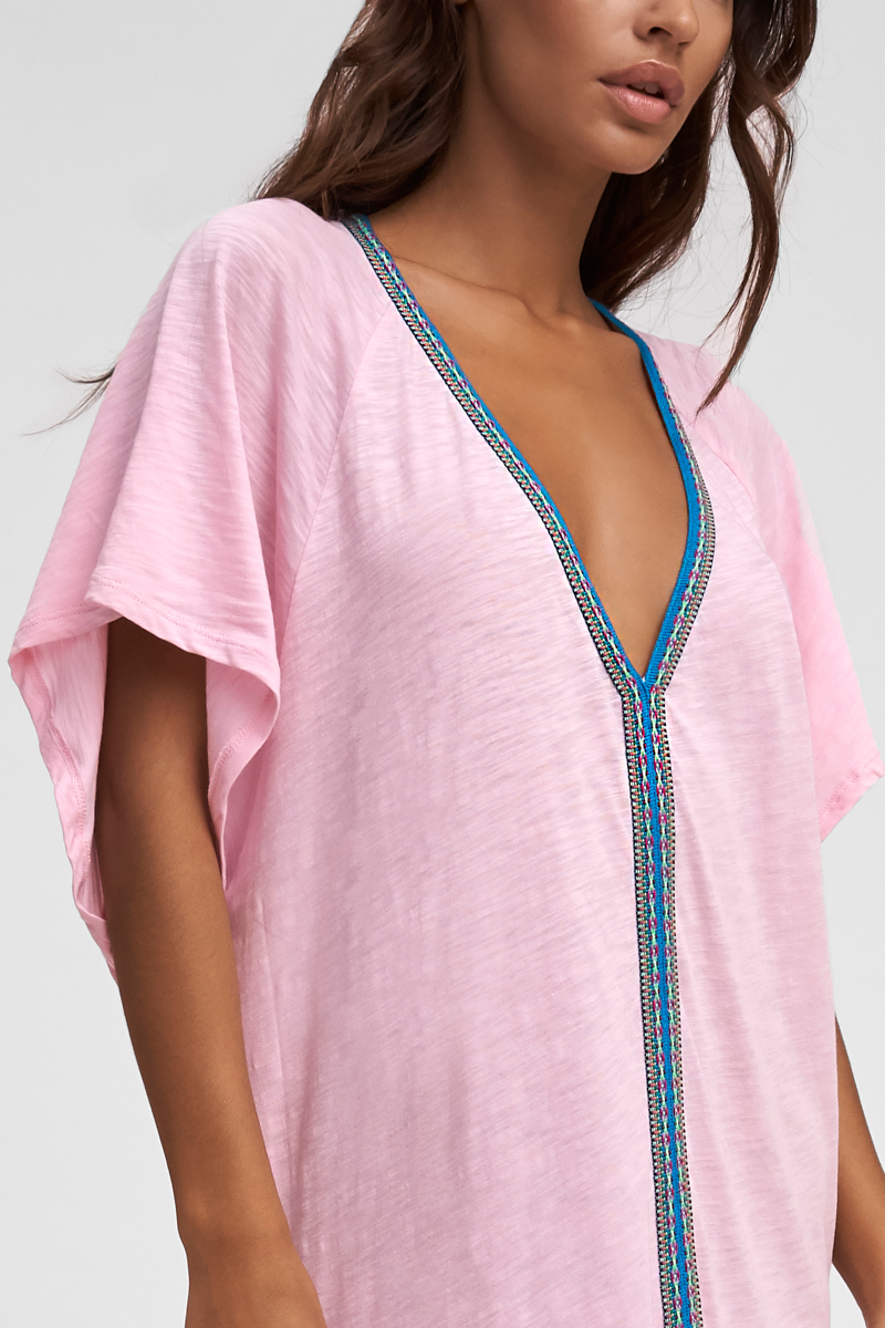 PItusa Abaya in Light Pink