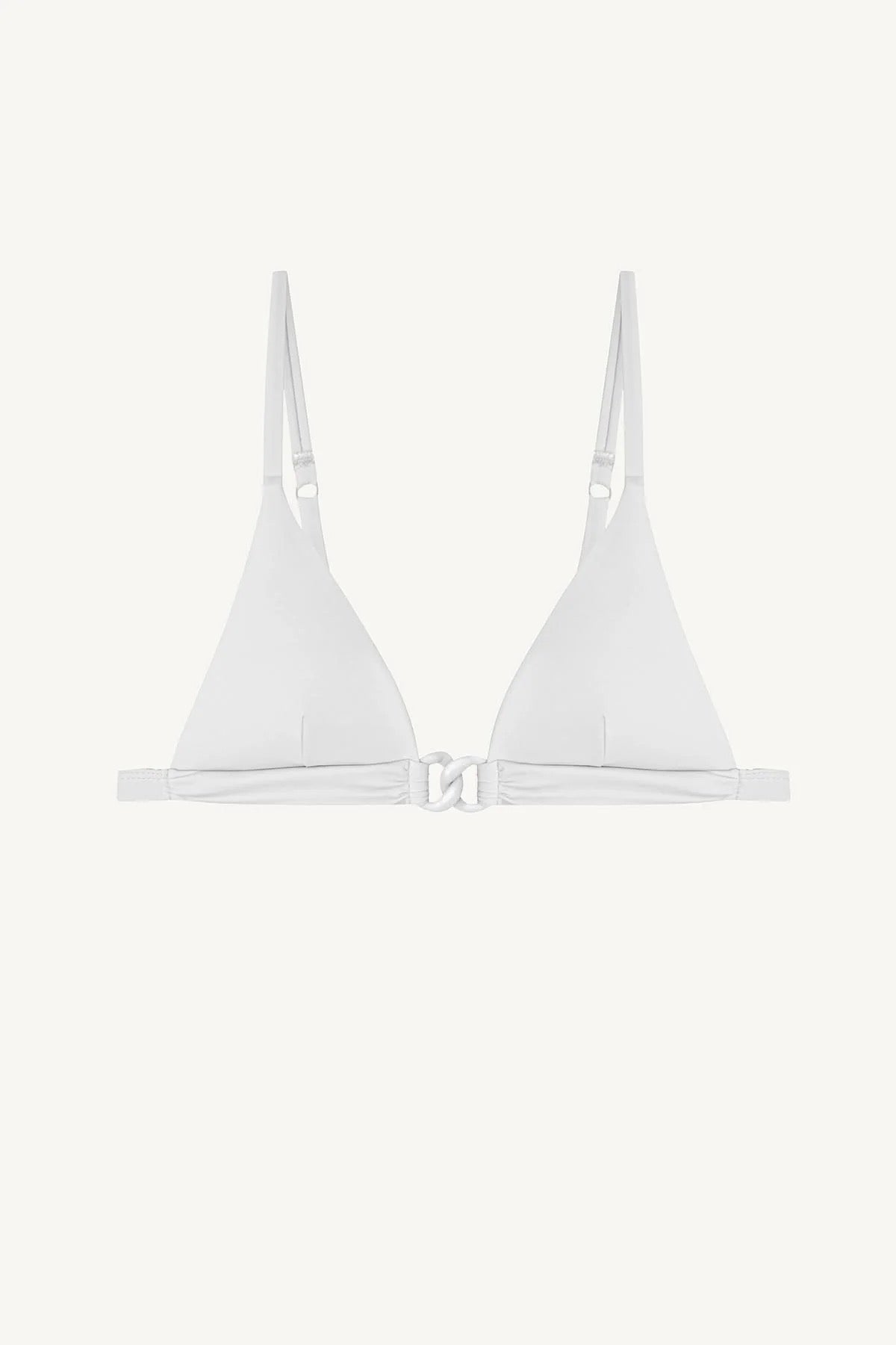 Vitamin A Luxe Link Bralette Top in White