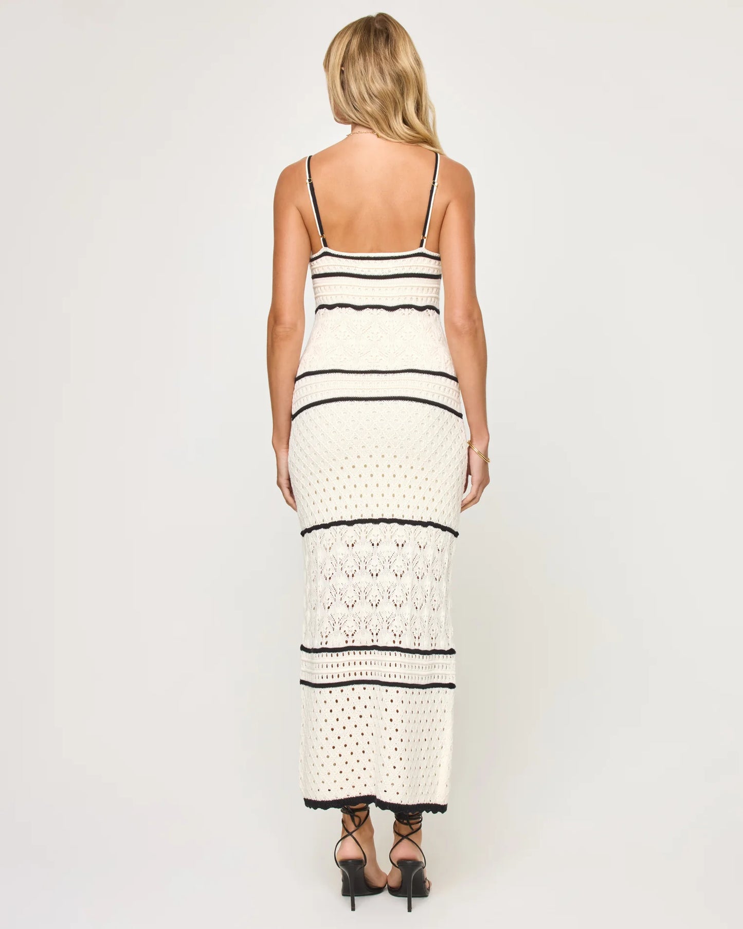 Isle of Palms Dress Cream/Black