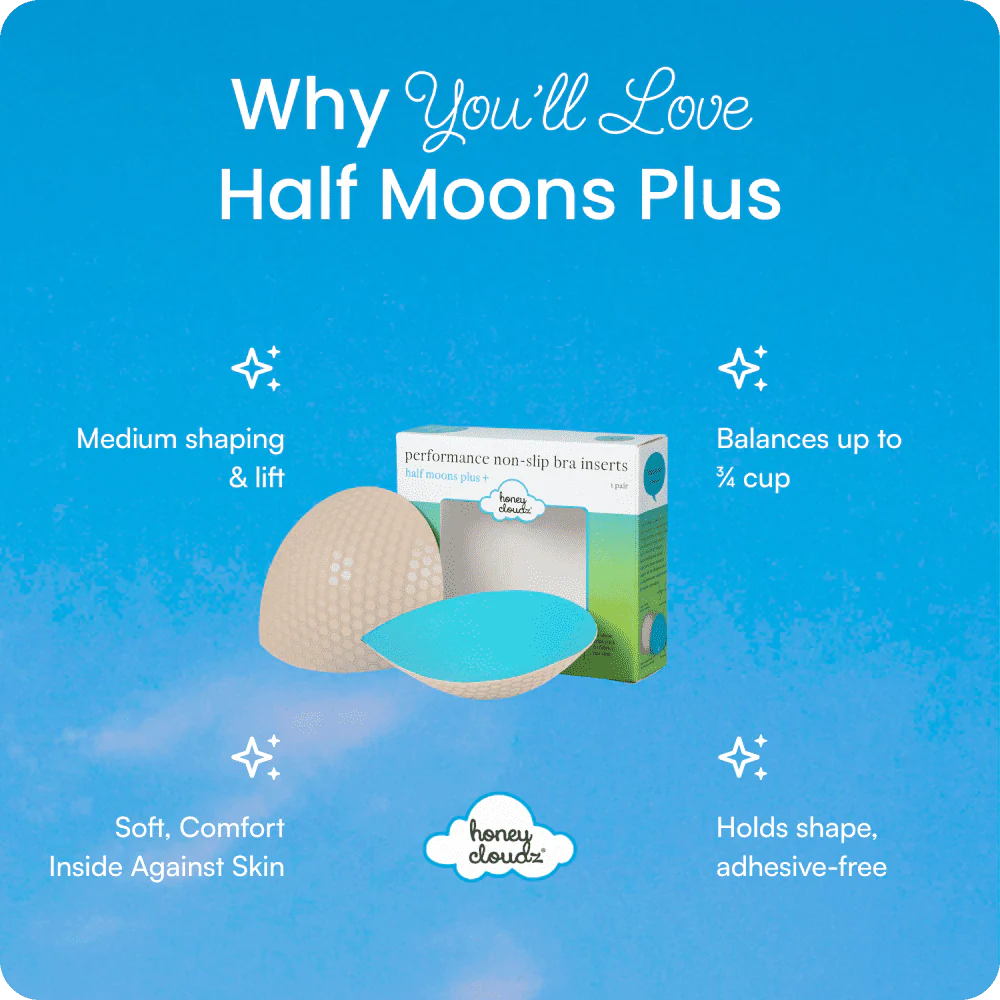 Half Moon Plus Bra Inserts Latte