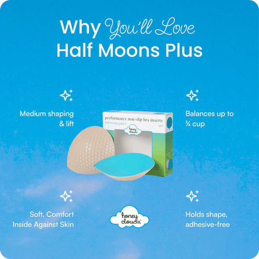 Half Moon Plus Bra Inserts Latte