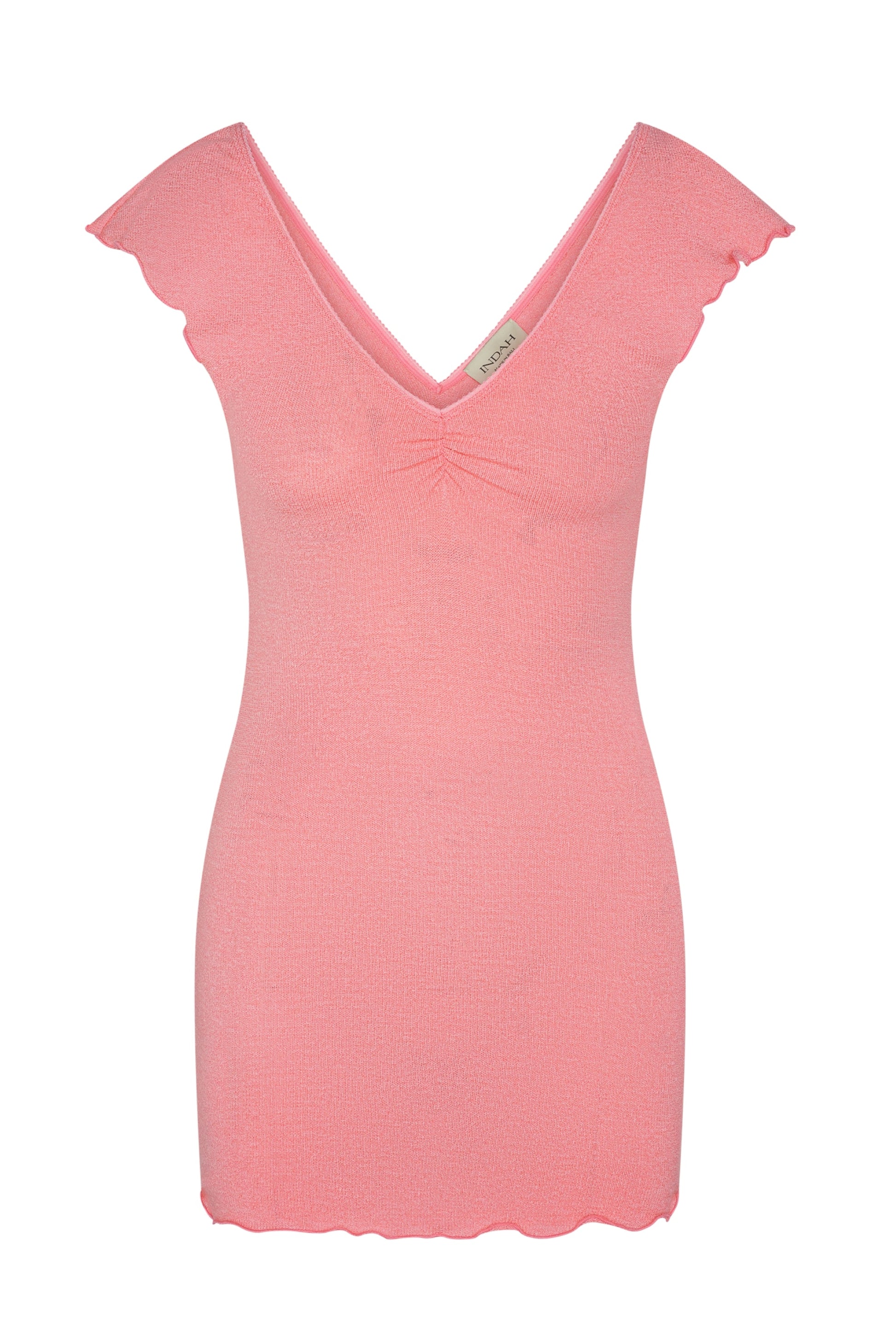 Indah Bijous Mini Dress Pink — view 8 | Belle Mar Swim