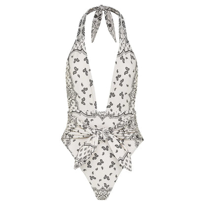 Ivy Bandana Tropez Tie-Up One-Piece