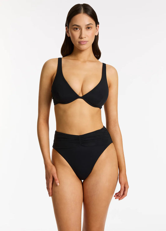 Lure Underwire Triangle Top Black