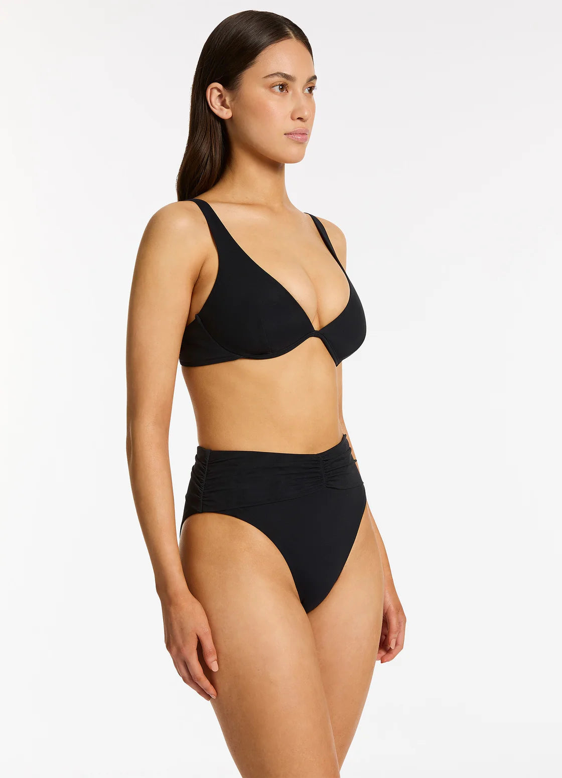 Lure Underwire Triangle Top Black