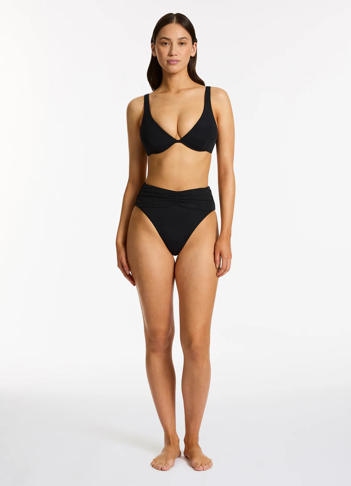 Lure Underwire Triangle Top Black