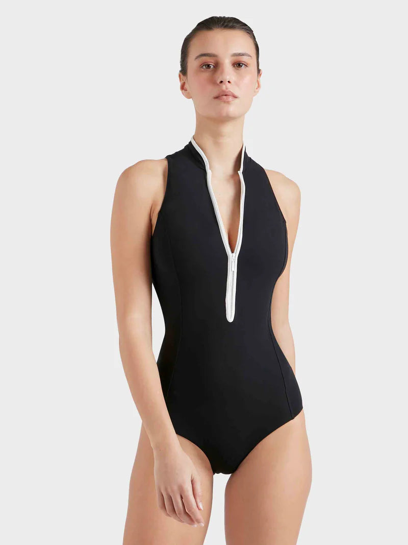 Katya UPF 50+ One Piece Black/White