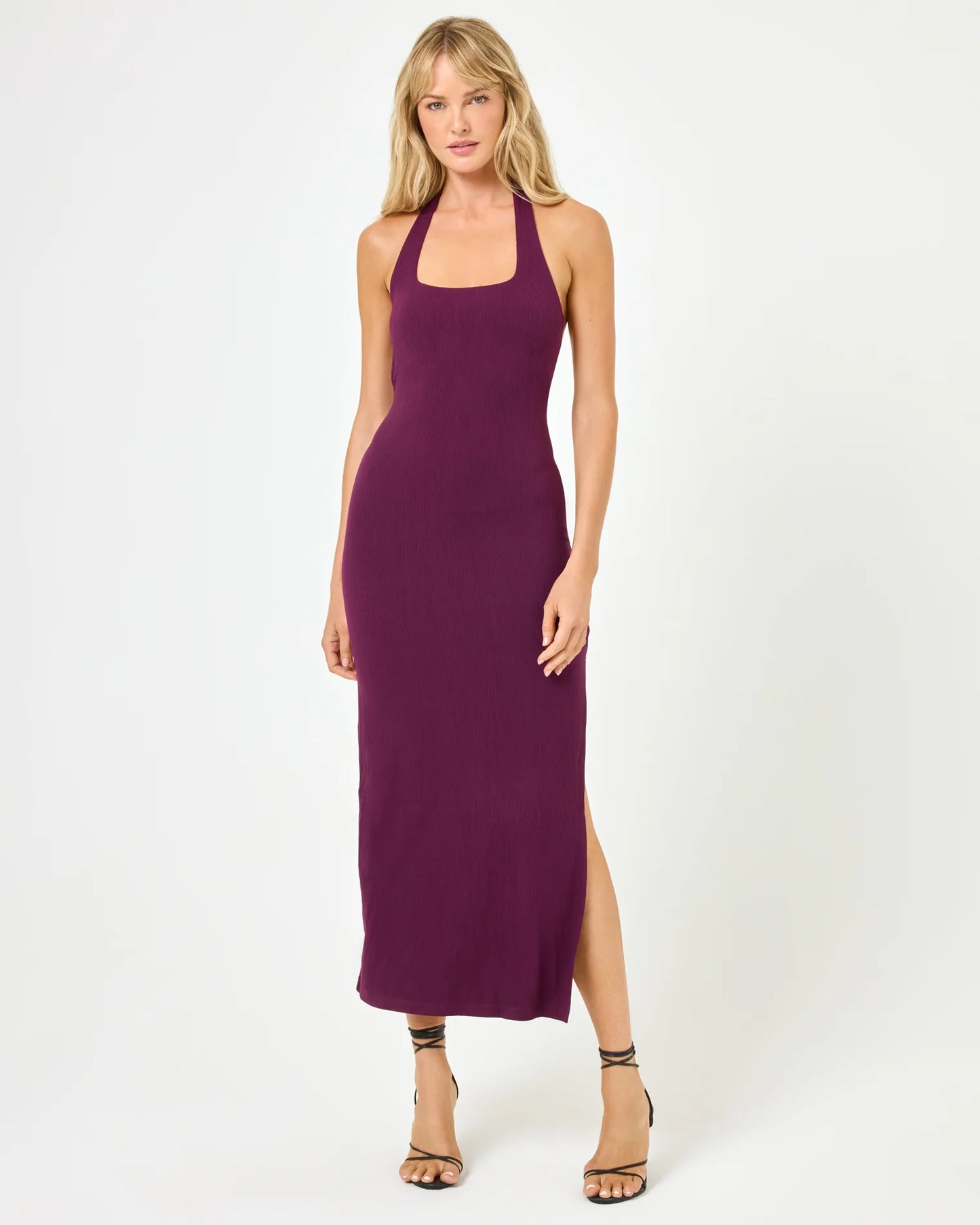 London Dress Merlot