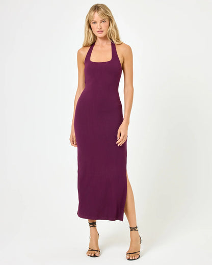 London Dress Merlot