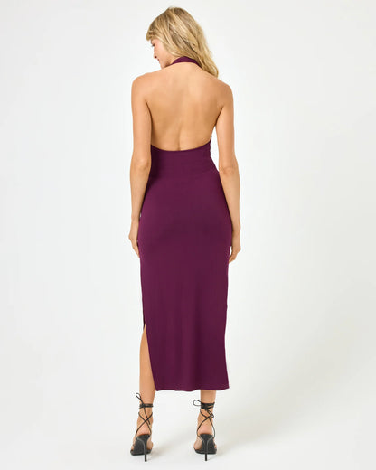 London Dress Merlot