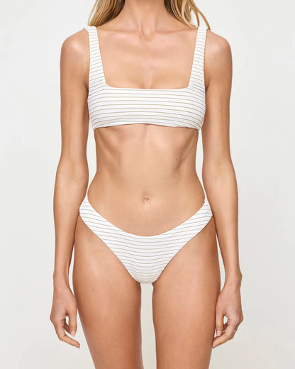 Rocky Bikini Bottom Lurex Stripe