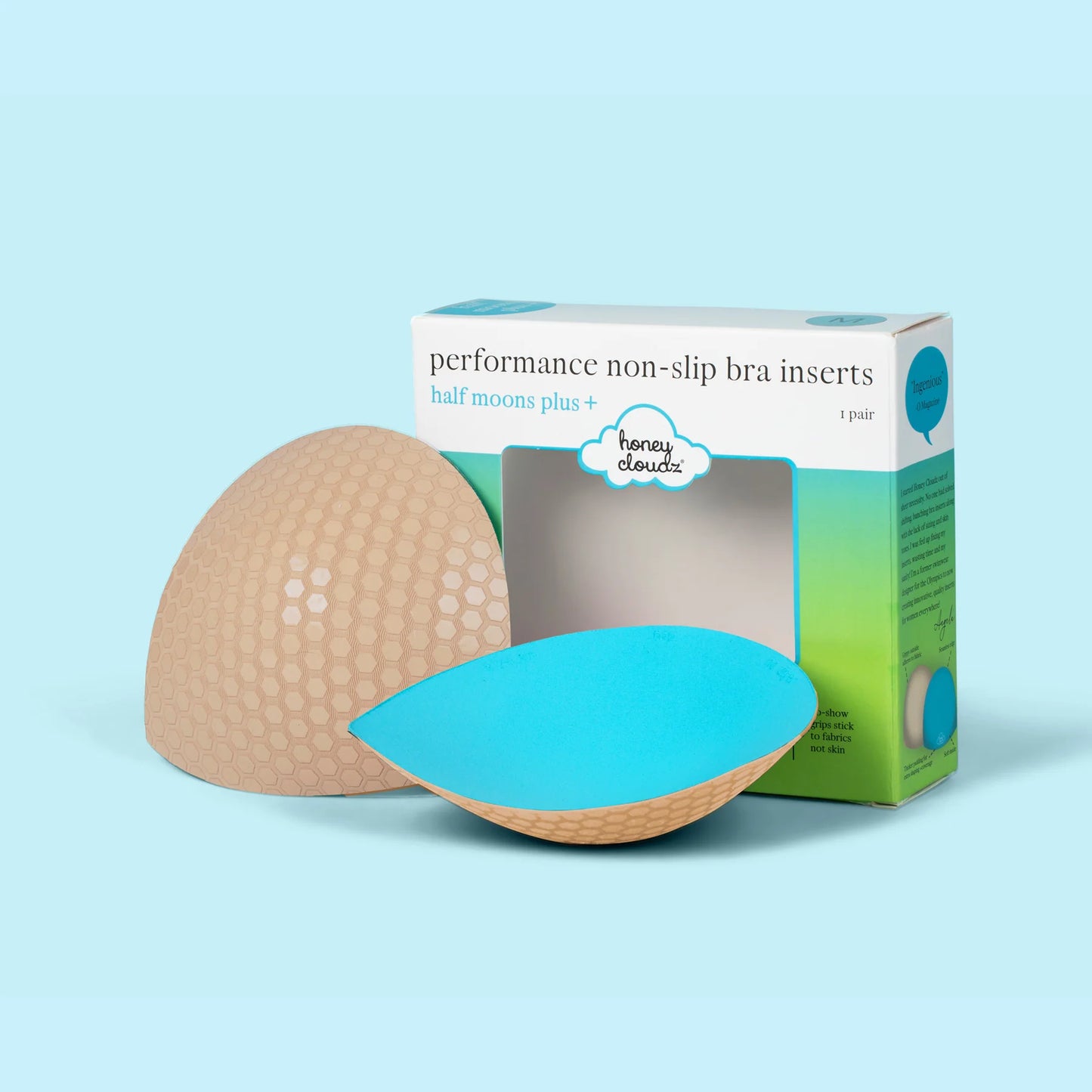 Half Moon Plus Bra Inserts Latte