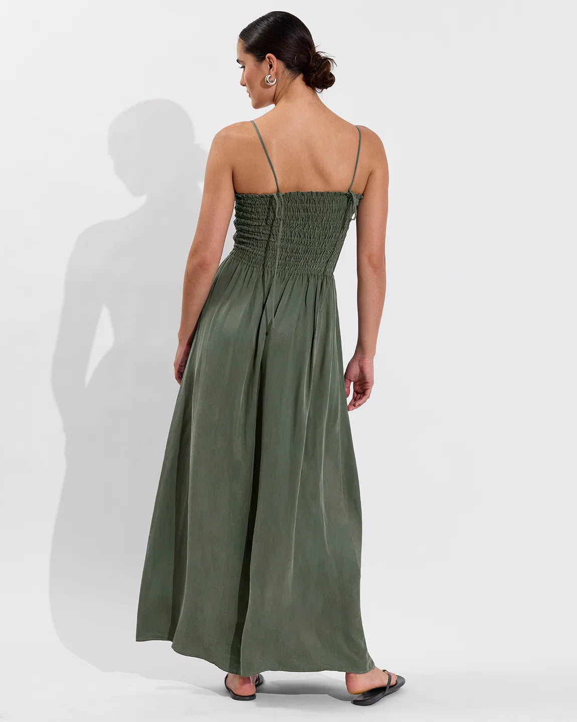 Cabana Maxi Dress Agave