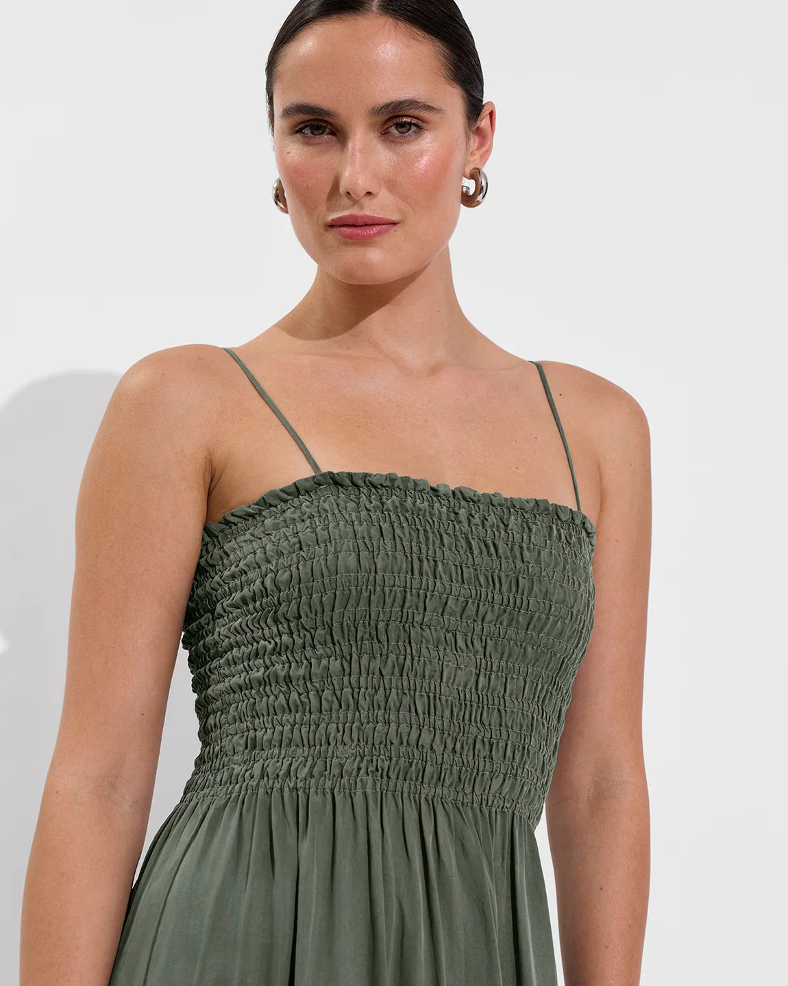 Cabana Maxi Dress Agave