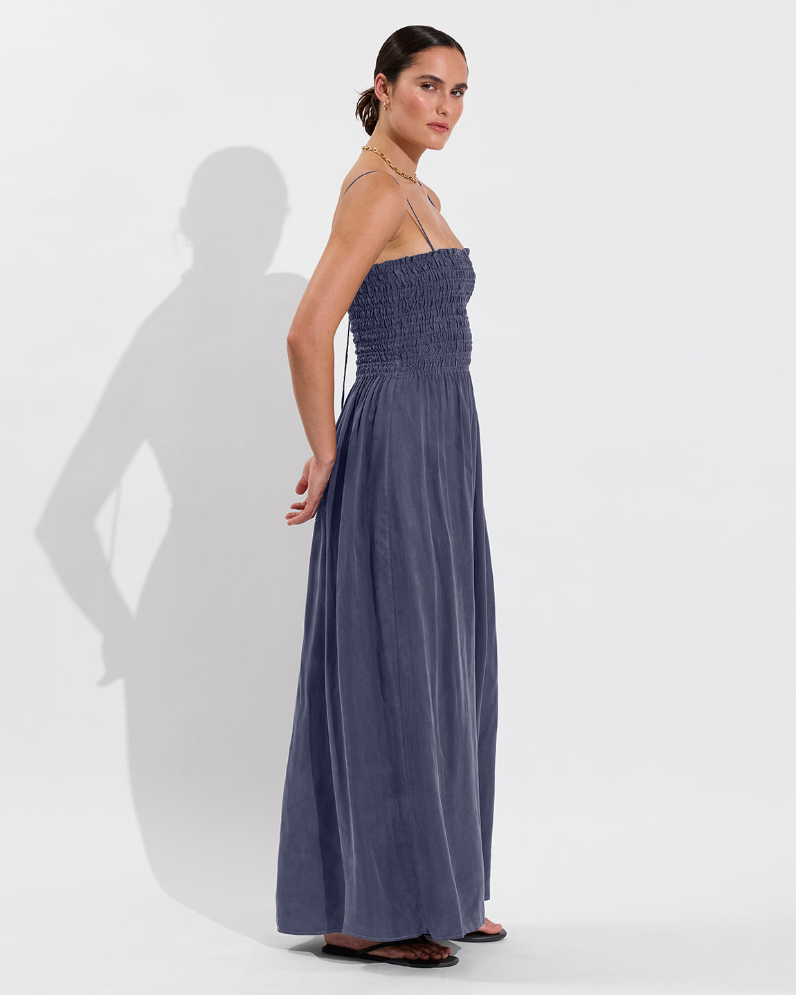 Cabana Maxi Dress Varsity - view